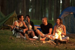 Friends Camping